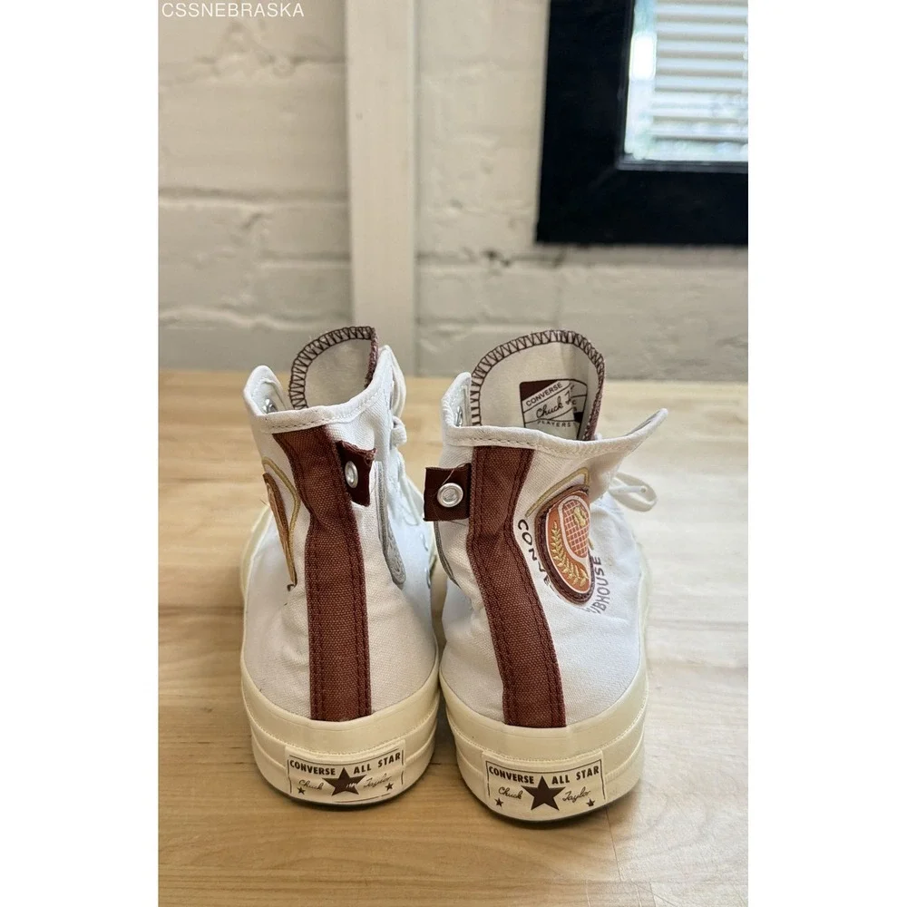Converse White Men's A05681C Chuck 70 High Clubhouse Oak - Size 5